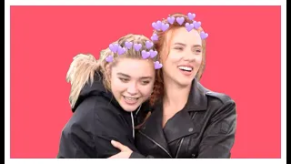 scarlett johansson and florence pugh having the best mcu cast relationship for 4 min and 27 sec