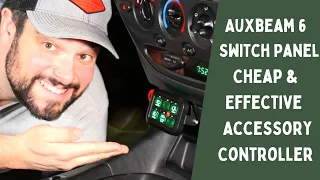 Auxbeam 6 Gang Switch Panel - 4x4 Light & Accessory Controls