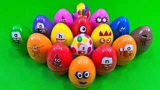 Cleaning Dirty Colors Numberblocks Dinosaur Rainbow Eggs with CLAY Coloring! Satisfying ASMR Videos