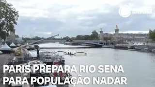 Paris prepara Rio Sena para população nadar já em 2025