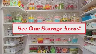 STORAGE SOLUTIONS for Retro Décor, Vintage EAPG, Pyrex, Milk Glass, MCM Birds, Canisters, Pottery