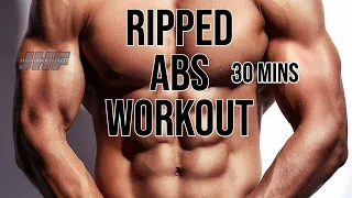 Ripped Abs Workout. No Equipment. 30 Minutes