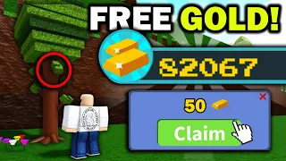 FREE HIDDEN GOLD!! | Build a boat for Treasure ROBLOX