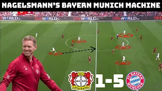 Tactical Analysis: Bayern Munich 5-1 Bayer Leverkusen | How Nagelsmann Dominated Bosz|