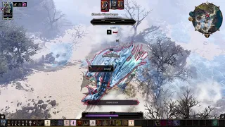 Divinity OS:2 - Level 8 Necro Knight vs Slane the Winter Dragon [Tactician, No Lone Wolf]