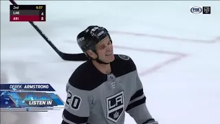 Derek Armstrong Mic'd Up: LA Kings vs Arizona Coyotes Alumni Game