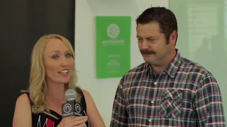 "Parks and Recreation" star Nick Offerman attends deadCENTER Film Festival (2012-06-07)