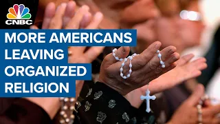 Growing number of Americans are leaving organized religion