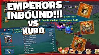 CAPPING EMPEROR ACCOUNTS FOR FUN! KURO VS THE WORLD - Lords Mobile