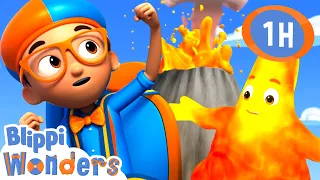 Volcano |🌋 | Blippi Wonders | Rescue Adventures