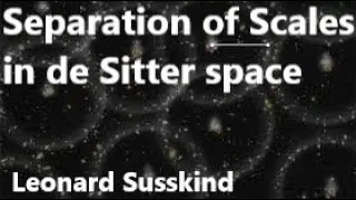 Separation of Scales in de Sitter space