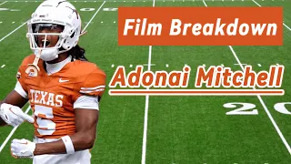 First and Inches Adonai Mitchell Film Breakdown || Colts WR 2024 NFL Draft