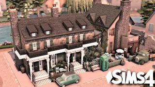 Henford-On-Bagley Townhouses, Bar + Hotel | No CC | The sims 4 | Stop motion Speed build