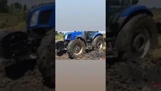 NEW HOLLAND TR6.120 - ÇAMURDA ZOR ANLAR