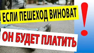 Если пешеход виноват в ДТП он заплатит водителю. Решение Верховного Суда Украины