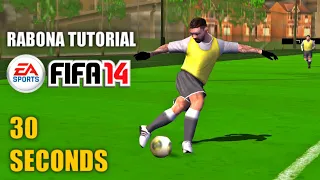 HOW TO DO A RABONA ON FIFA 14 PSP