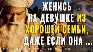 Почему я Не Знал этого раньше! Очень Сильные Сирийские пословицы и поговорки! Мудрые мысли