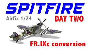 AIRFIX 2022 NEW SPITFIRE 1/24 build day two - 1080p HD