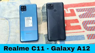 Samsung Galaxy A12 Vs Realme C11 | Speed Test & Comparison 🔥🔥🔥