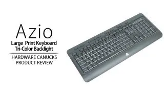 Azio Keyboard Large Print Keyboard Review