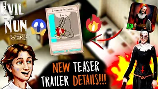 What's All Coming In Evil Nun Maze OFFICIAL GAMEPLAY TESASER?!!😱🤩🔥| Evil Nun Maze Teaser |Keplerians