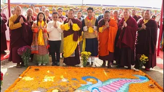 HH Tai situ rimpoche at Simick monastery east Sikkim….