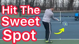 #1 Drill For Hitting The Sweet Spot (Awesome Tennis Tip)