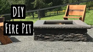 DIY Stone Fire Pit