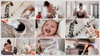 REALISTIC 24 HOURS WITH A NEWBORN | VLOG | MOM OF 3!