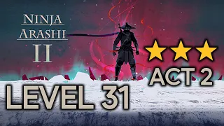 Ninja Arashi 2 Act 2 Level 31 Full Gameplay (3 Stars)
