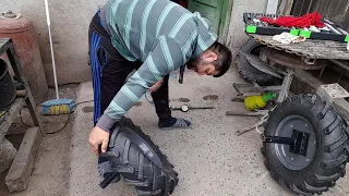 🚜Noile cauciucuri la MOTOCULTOR 6.50 12,prezentare,cum se montează,preț,ce am ales și alte detalii‼️