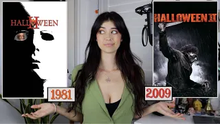 Halloween II 1981 vs  Rob Zombie's Halloween II 2009