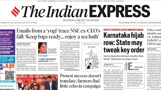 18th February, 2022. The Indian Express Newspaper Analysis presented by Priyanka Ma'am (IRS).