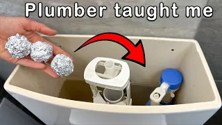 Put Aluminum Foil in your toilet! once and after 5 minutes you will be surprised by the result!