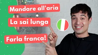 5 ITALIAN Idiomatic Expressions to use when having a conversation (ita audio with subs)