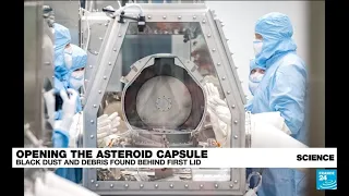 NASA opens asteroid capsule, finds dust and purges debris • FRANCE 24 English