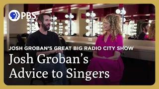 Josh Groban's Advice to Singers and Why He Loves Choirs | Great Big Radio City Show | GP