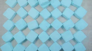 Soft sky Blue Crispy homemade gym chalk | Crunchy | Crushing | satisfying | Super dusty | ASMR