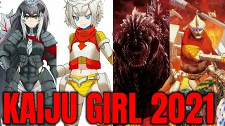 all Godzilla kaiju girl version 2021