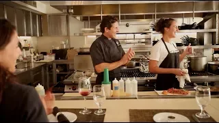 Italian players in the kitchen