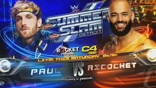 🔴LIVE!🔴FULL MATCH - LOGAN PAUL VS RICOCHET - WWE SUMMERSLAM 2023