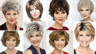 CORTES DE CABELLO 2023 TENDENCIA +40-55-85 AÑOS (CORTE CABELLO CORTO CAPAS) MODA PARA MUJERES TV