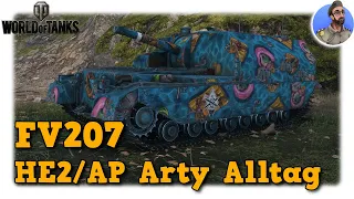 World of Tanks - FV207 HE2/AP - Arty Alltag auf Tier 8