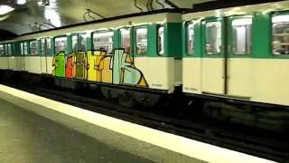 graffiti metro paris