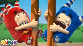 ODDBODS | FUSE VS POGO! | Grease Pole! | Oddbods Full Episode Compilation! | Funny Cartoons for Kids