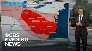 Millions in path of severe storms and flash floods