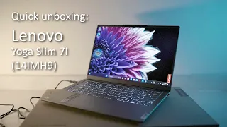 Unboxing Lenovo Yoga Slim 7I (14IMH9)