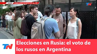 Elecciones en Rusia: el voto de los rusos en la embajada en Buenos Aires