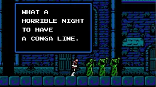 What a horrible night for a conga line. | Castlevania II: Simon's Quest, EP 2 #nes #retrogaming