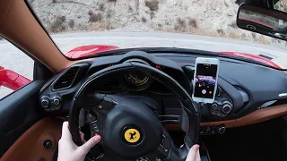 2016 Ferrari 488 GTB - POV Canyon Drive